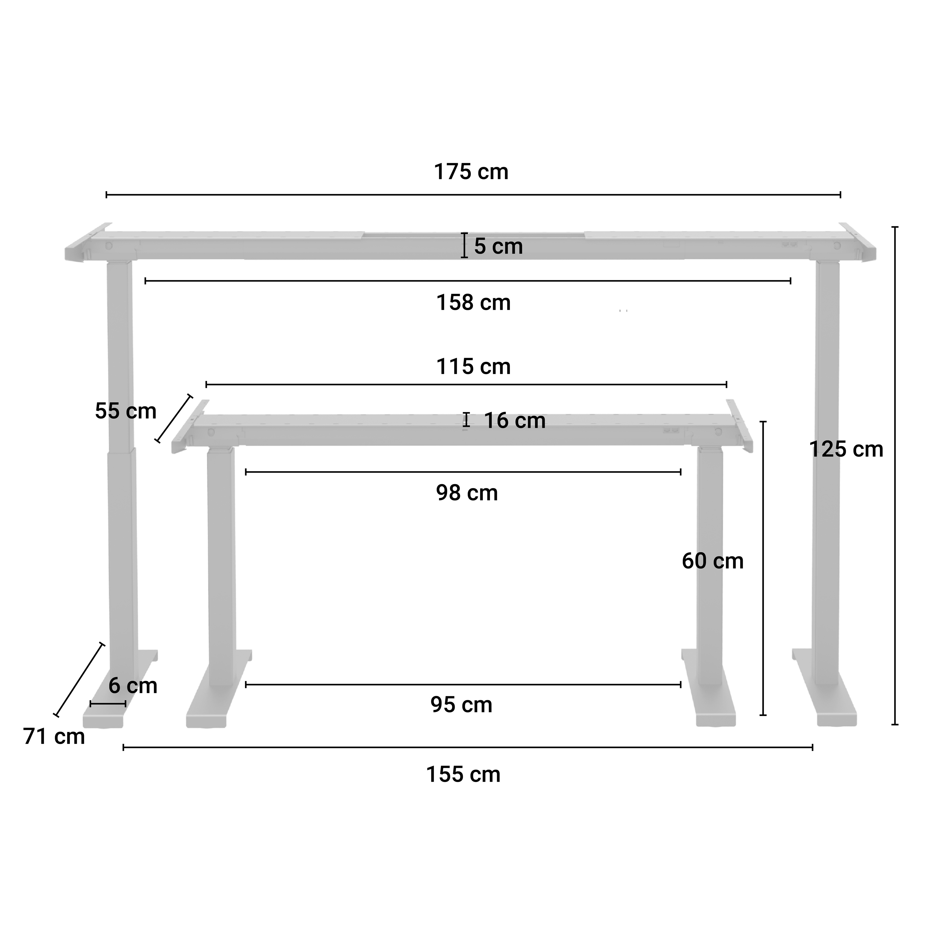 Easydesk Line | Tischgestelle | Produkte | boho office®